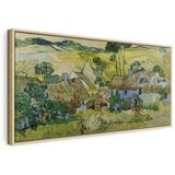  Slika - Vincent Van Gogh – Farms near Auvers 120x60 U prirodnom drvenom okviru | shoptok.hr