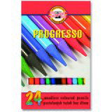  Set pastelnih olovki u lakiranom omotu PROGRESSO / 24-djelni (pastelne) | shoptok.hr