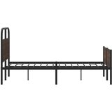 vidaXL Okvir kreveta bez madraca smeđa boja hrasta 140x190 cm drveni | shoptok.hr