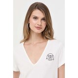 Pinko Pamučna majica boja: bež | shoptok.hr