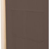 Sobna pregrada s 5 panela od tkanine 200 x 170 x 4 cm smeđa | shoptok.hr