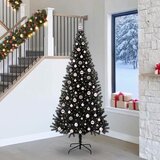  Božićno drvce Crna 240 cm PVC | shoptok.hr