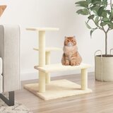 vidaXL Penjalica za mačke sa stupovima za grebanje krem 61 cm | shoptok.hr