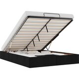 vidaXL otomanski okvir kreveta bez madraca crni 140x190 cm od tkanine | shoptok.hr