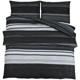  The Living Store Posteljnina črna in bela 240x220 cm bombaž - Komplet Prevlek Za Odejo, (21493971) | Shoptok.si