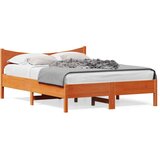vidaXL Okvir kreveta voštano smeđi 120 x 190 cm od masivne borovine | shoptok.hr