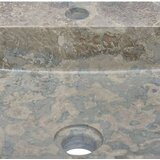  Umivaonik sivi 40 x 40 x 12 cm mramorni | shoptok.hr