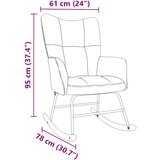  Gugalni stol vinsko rdeče blago, (21828000) | Shoptok.si