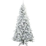  Umjetno božićno drvce s nogom s stalakom Zelena 240 cm PE i PVC | shoptok.hr