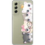  torbica silikonska print skin za samsung G990 galaxy S21 fe cats Cene