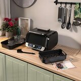  Friteza na Zrak s Roštiljem Priborom i Kuharicom InnovaGoods Fryinn 12-in-1 6000 Crna Čelik 3400 W 6 L | shoptok.hr