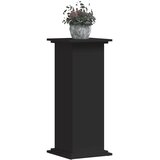  Stalak za biljke crni 33x33x80 cm konstruirano drvo | shoptok.hr