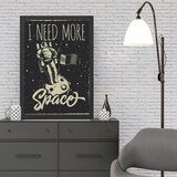 Wallity uramljena slika Space, 55x75 cm | ePonuda.com