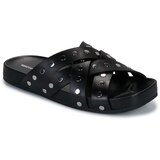 Michael Kors Natikači IRENE FLAT SANDAL Črna | Shoptok.si