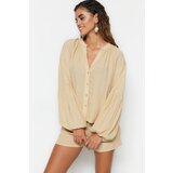 Trendyol Two-Piece Set - Beige - Oversize Cene