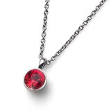 Oliver Weber ženski Uno Light Siam Lančić sa swarovski crvenim kristalnim priveskom Cene