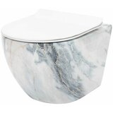 REA Bath Viseča WC školjka Carlos Slim Rimless Granit Shiny Cene