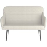  Klupa krem 110 x 76 x 80 cm baršunasta | shoptok.hr