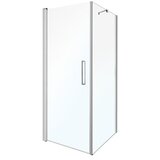 Kerra tuš kabina Monica 80x80x190 cm, krom profili, prozorno steklo 6mm | Shoptok.si