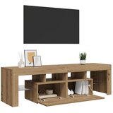 TV ormarić LED boja hrasta 140 x 36,5 x 40 cm konstruirano drvo | shoptok.hr