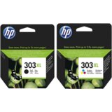Komplet Kartuša HP 303XL T6N04AE (črna) + Hp 303XL T6N03AE (barvna) , original | Shoptok.si