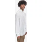 Neil Barrett Pamučna košulja Neil Barett Slim Bolt Collar Det za muškarce, boja: bijela, slim, s klasičnim ovratnikom, PBCM136.U000S-526
