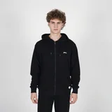 Muški duks sa kapuljačom Kendal full zip, Crni