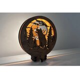  Li-Go 23574/DUB2 - LED prigušiva stona dekoracija LED/12W/230V 20x22 cm hrast | Eponuda.com