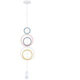  Dečji luster na sajli HOOPS 1xE27/20W/230V, prečnika 19 cm, šaren | Eponuda.com