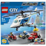 Lego kocke City Pregon s policijskim helikopterjem - 60243 | Shoptok.si