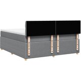  Krevet s oprugama i madracem svjetlosivi 180x200 cm od tkanine | shoptok.hr