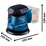 Bosch AKU. ROTACIJSKI BRUSILNIK GEX 185-LI | Shoptok.si