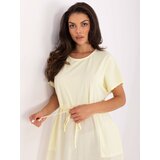 Och Bella Dress-TW-SK-BI-6-2041.89-light yellow | Shoptok.si