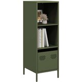 vidaXL Visoka omara olivno zelena 35x39x103,5 cm jeklo | Shoptok.si