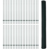  Ogradni stupovi 11 kom U-kanal Zelena 150 cm Čelik Heksagonalna ograda Zelena 1.5x100 m Čelik | shoptok.hr