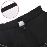 vidaXL Vodootporni reflektirajući kaput s pojasom za pse crni 3XL | shoptok.hr