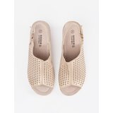 GOODIN Gold wedge sandals | Shoptok.si