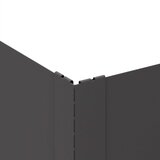  Ograda oko Travnjaka 100 x 100 x 20 cm Čelik Crna | shoptok.hr