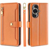 INORCO Za Huawei nova 11 Pro/11 Ultra PU usnje+TPU ovitek za telefon stojalo denarnica z žepom na zadrgo, (22036389) Cene