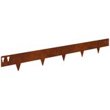  Ograda oko Travnjaka 20 pcs 100 x 12 cm Čelik Rđa | Eponuda.com