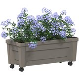 Calypso saksija s kotačima Siva 79 x 35 x 33 cm PP | shoptok.hr