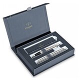 Parker poklon set im stainless steel ct - hemijska olovka + nalivpero ( PK68334 ) | Eponuda.com