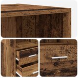 Police za knjige Staro drvo 30 x 42.4 x 185.2 cm - Staro drvo 70 x 42 5 x 185 cm | shoptok.hr