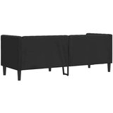 vidaXL Chesterfield sedežna garnitura Črna 194 x 74.5 x 70.5 cm | Shoptok.si