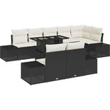  Sjedeća garnitura za vrt 9 kom. Crna poliratan 100 x 55 x 73 cm | shoptok.hr