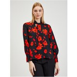 Orsay Red-black women's floral blouse - Ladies Cijene