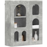 Viseći ormarić s policom Zidne Betonski sivi 59 x 20 x 71.5 cm | shoptok.hr