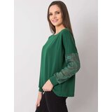 RUE PARIS Blouse-RV-BZ-7342.03-dark green | Shoptok.si