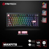 Fantech tastatura mehanička gaming MK921 maxfit 8 wireless black brown switch Cene