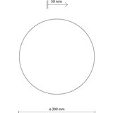  Zidna svetiljka LUNA 3xG9/8W/230V prečnik 30 cm bež | Eponuda.com